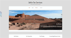 Desktop Screenshot of defcotax.com